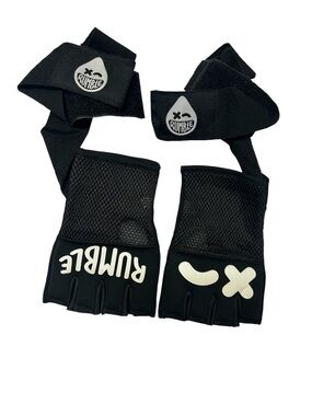 Rumble Boxing Set Gloves + Hand Wraps + Bag Training Workout Bundle